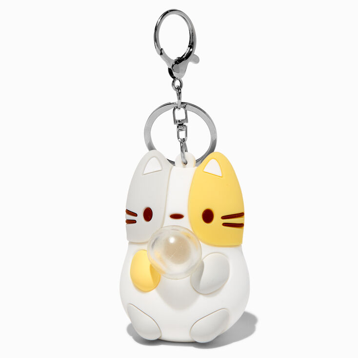 Calico Cat Squeeze Keyring,