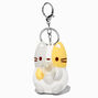 Calico Cat Squeeze Keyring,