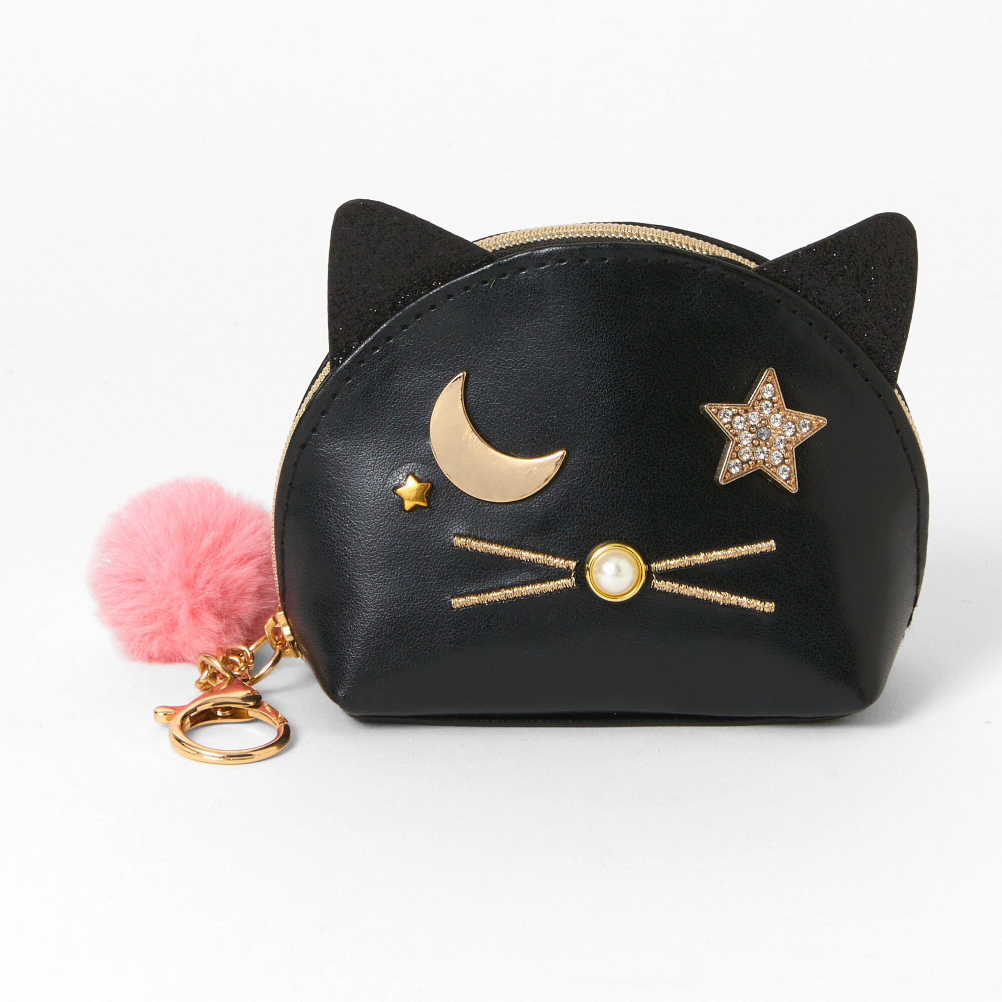 Claire's Porte-monnaie chat noir céleste