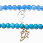 Blue Sun &amp; Moon Beaded Stretch Bracelets - 2 Pack,