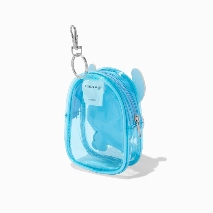 Disney Stitch Claire&#39;s Exclusive Summer Mini Backpack Keychain,