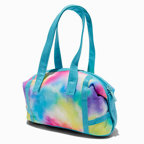Claire&#39;s Club Tie Dye Rainbow Small Duffel Bag,