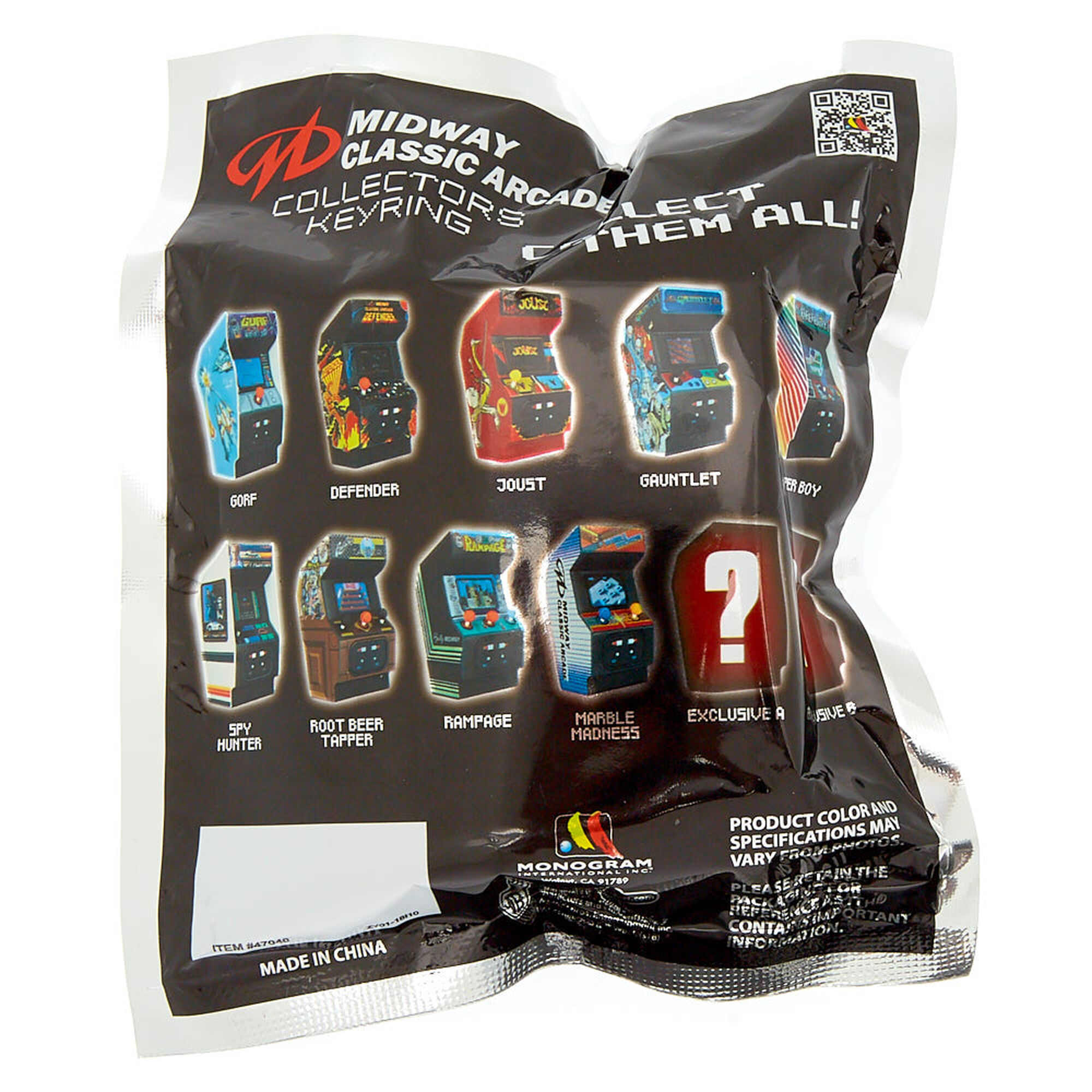 Midway Classic Arcade Collectors Keychain Blind Bag Claire S Us