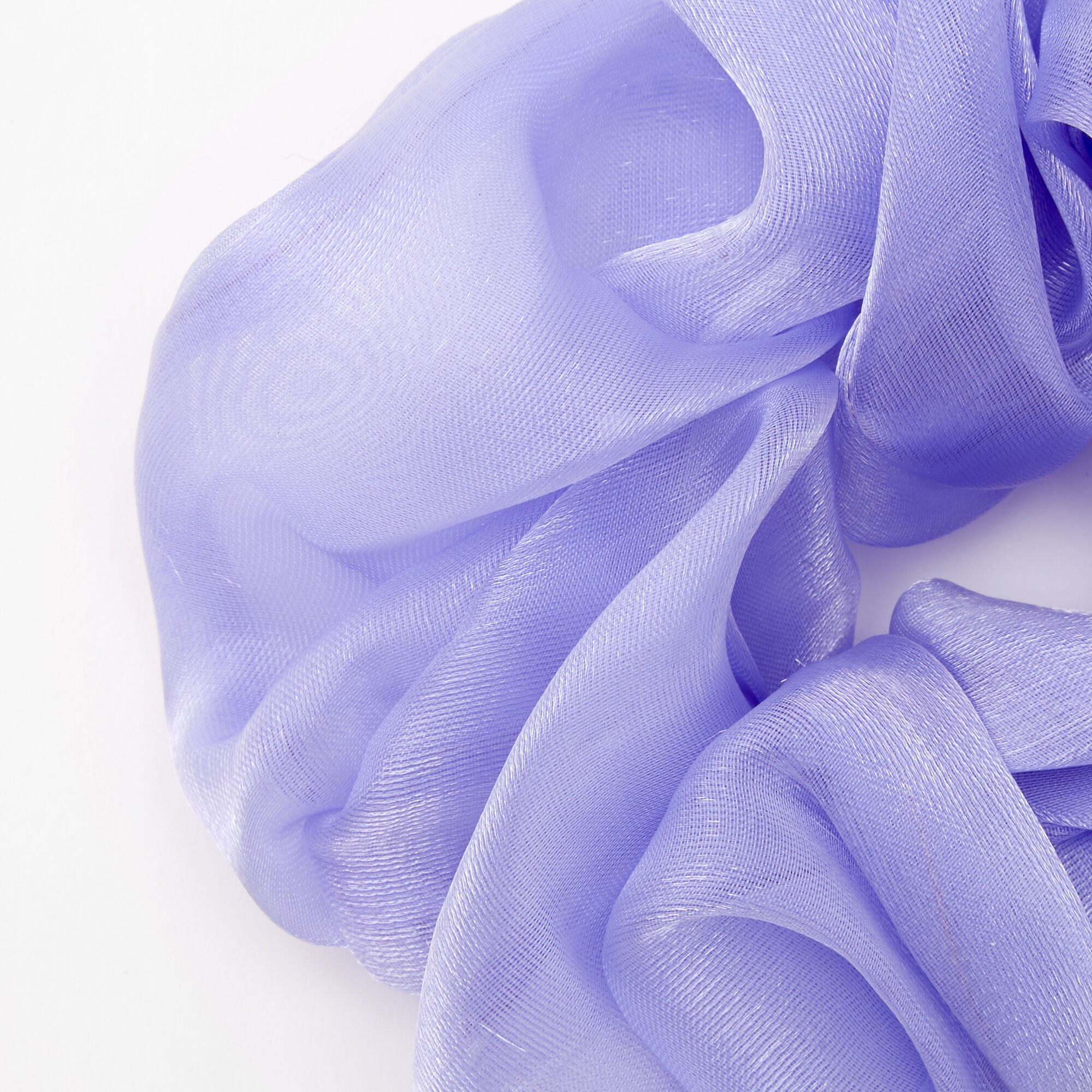 Giant Organza Hair Scrunchie - Periwinkle,