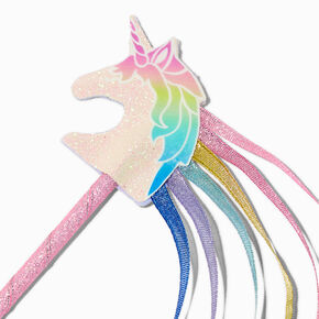 Baguette &agrave; ruban licorne arc-en-ciel Claire&#39;s Club,