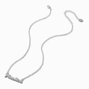 Mean Girls&trade; x Claire&#39;s Silver-tone Plastics Pendant Necklace,