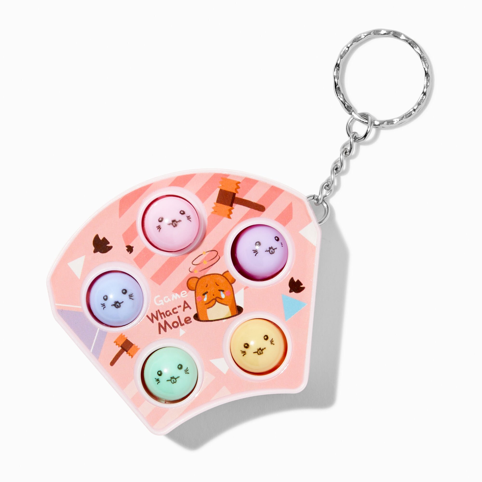View Claires WhacAMole Game Keyring Silver information