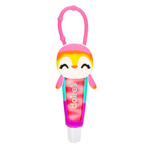 Go to Product: Rainbow Penguin Lip Gloss Tube - Cotton Candy from Claires