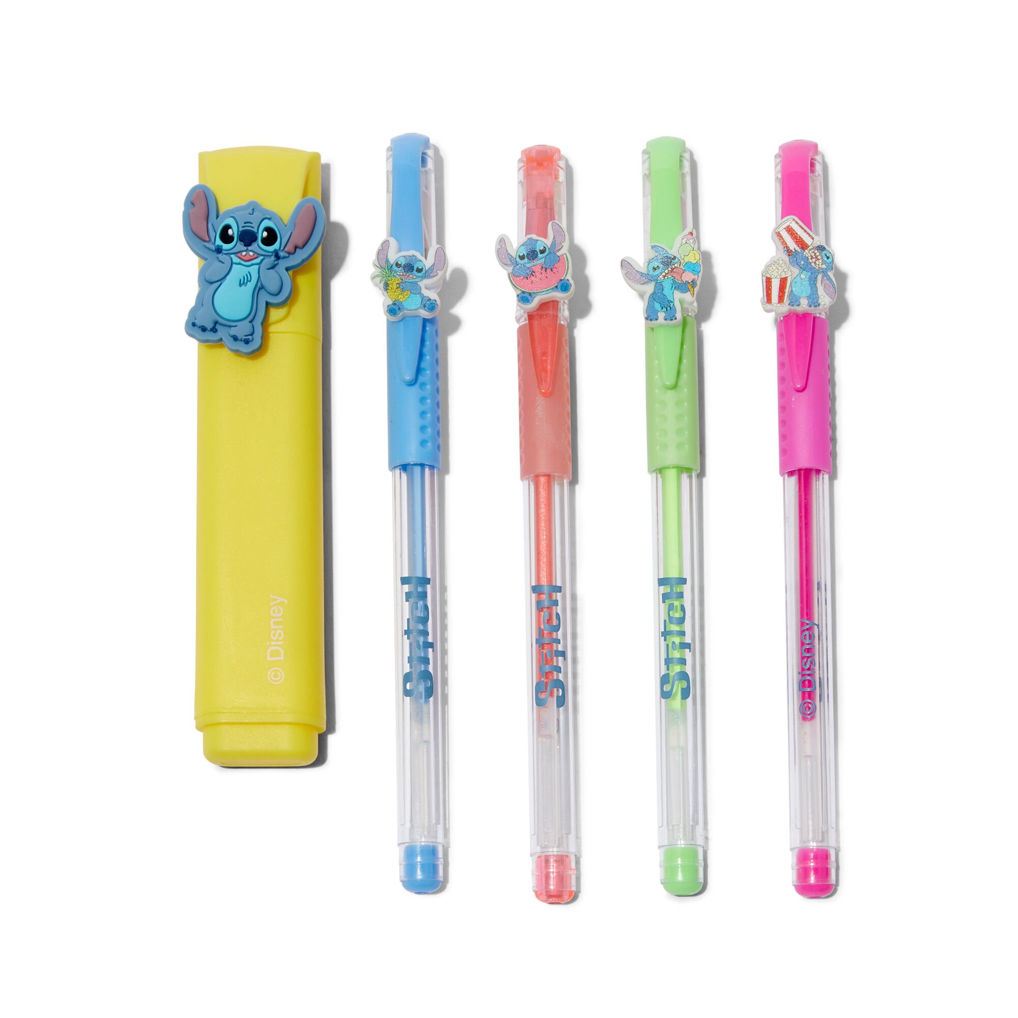 Disney Stitch Claire's Exclusive Foodie Pen Set - 5 Pack,
