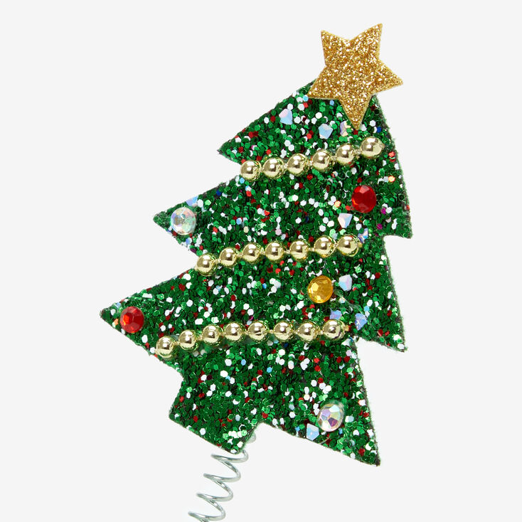 Serre-t&ecirc;te double sapin de No&euml;l - Vert,