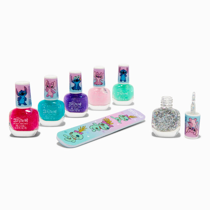 Disney Stitch Claire&#39;s Exclusive BFF Nail Polish Set - 7 Pack,