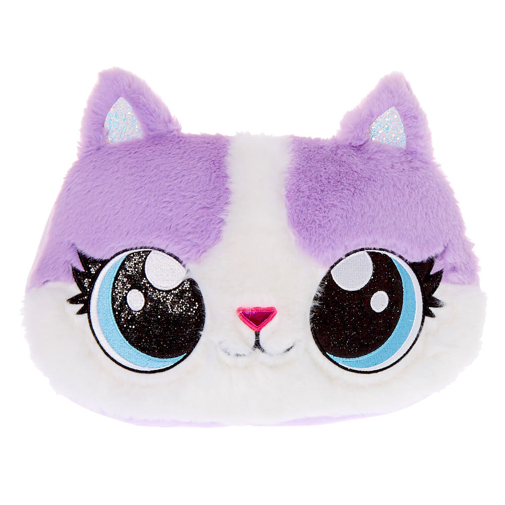 purple cat plush