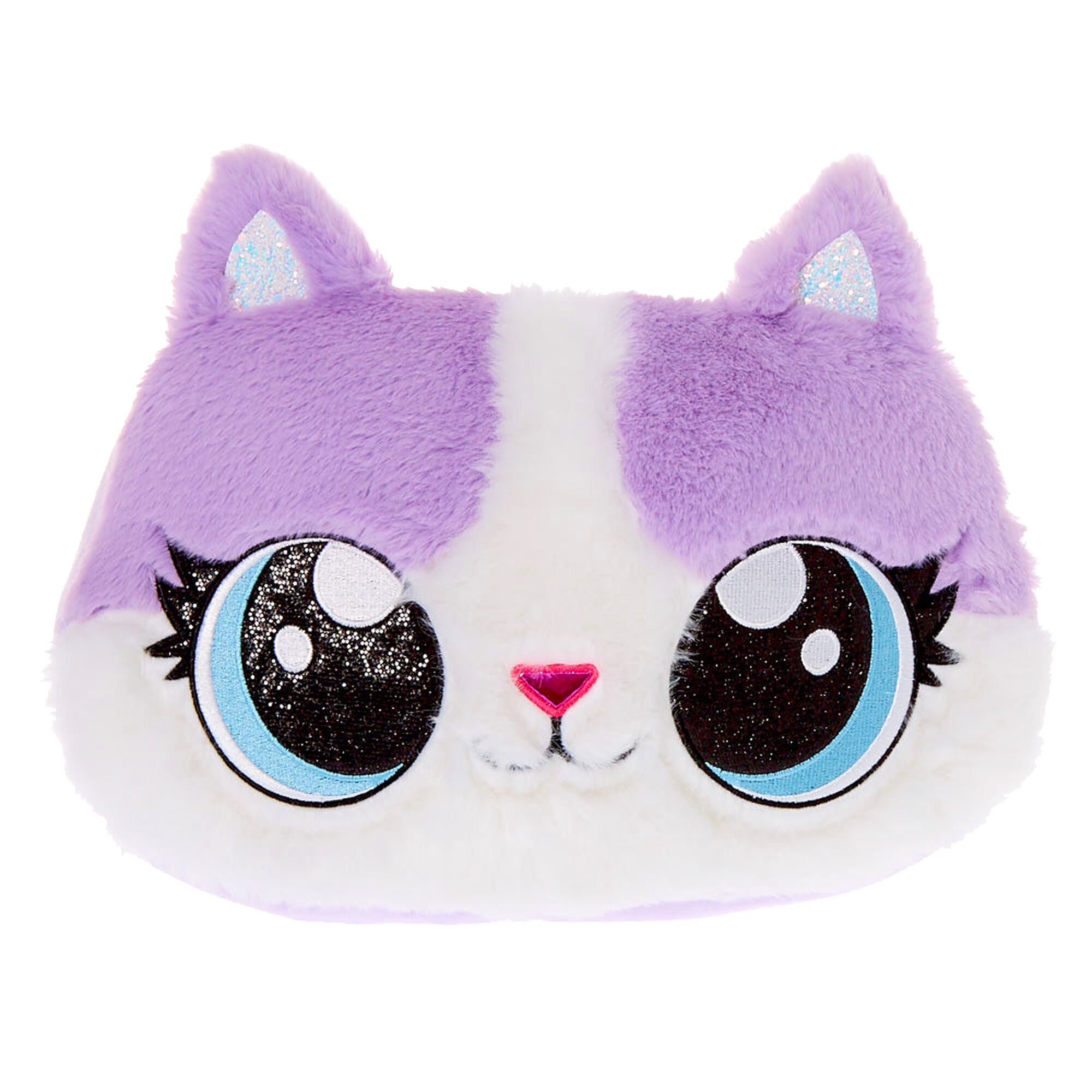 Carly The Cat Plush Pillow Purple Claire S Us