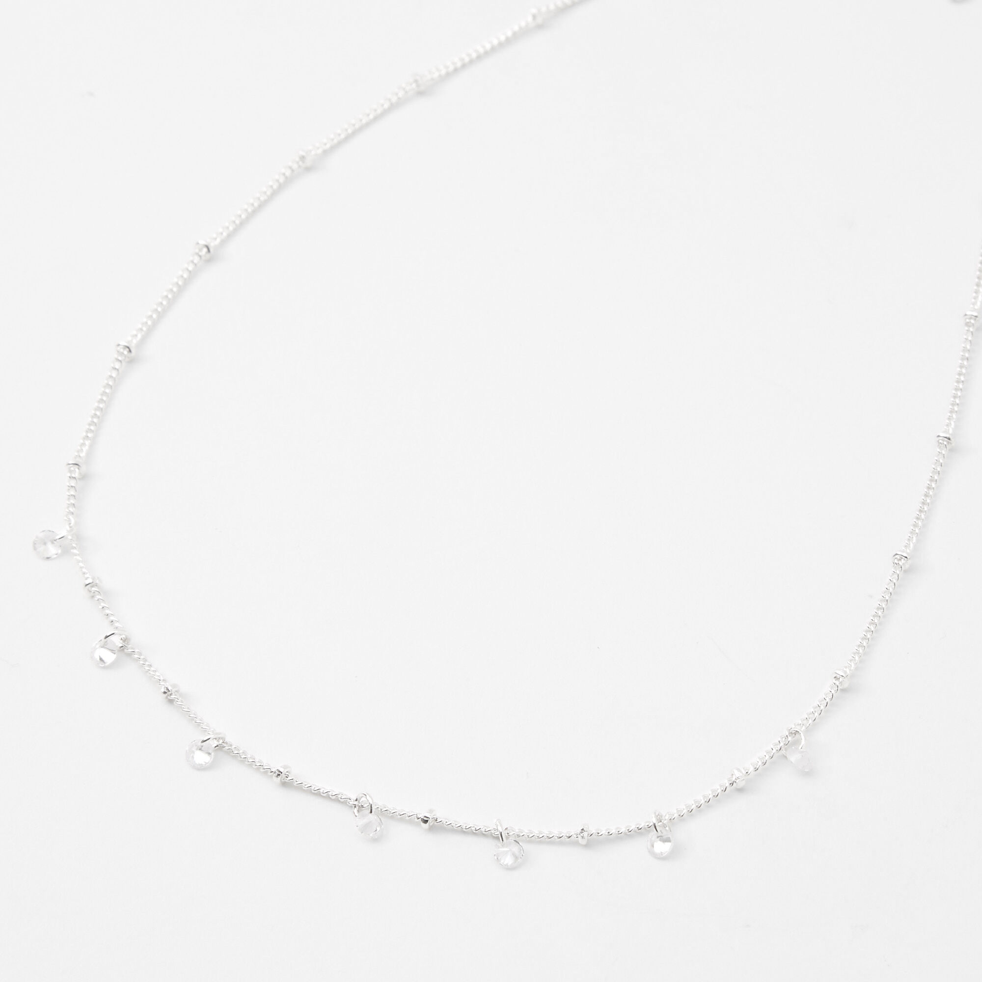 Small white beaded best sale choker