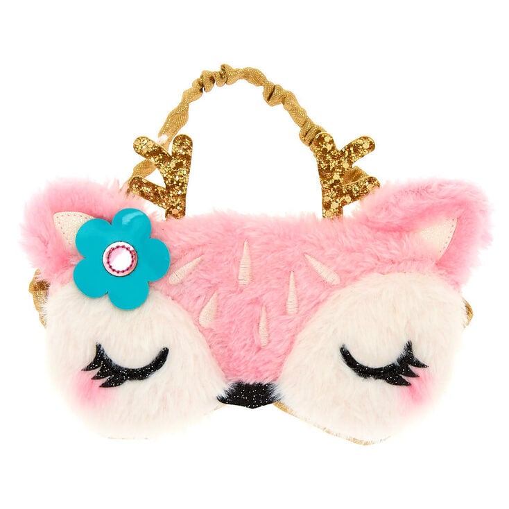 Claire&#39;s Club Deer Sleeping Mask - Pink,