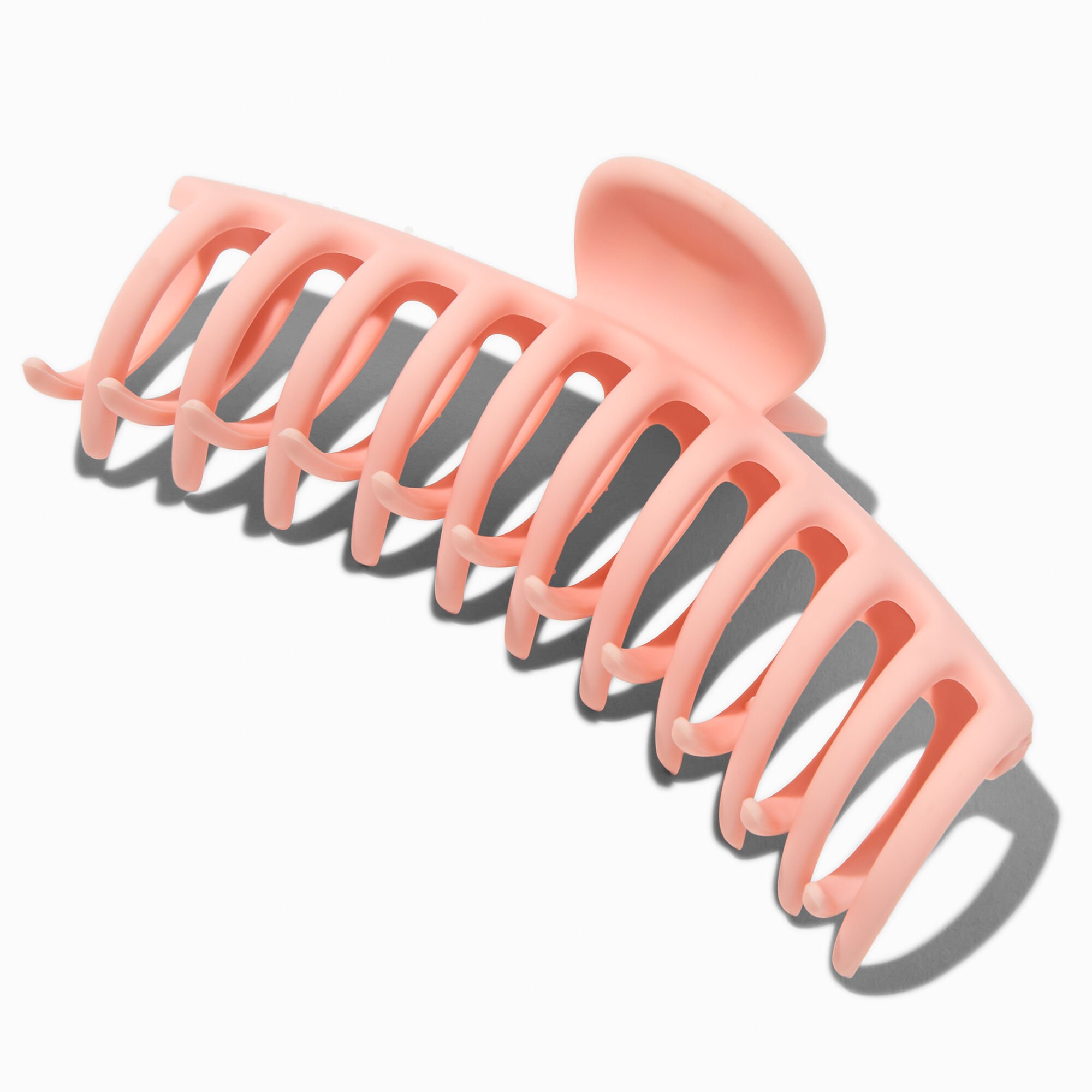 Matte Blush Pink Large Hair Claw,