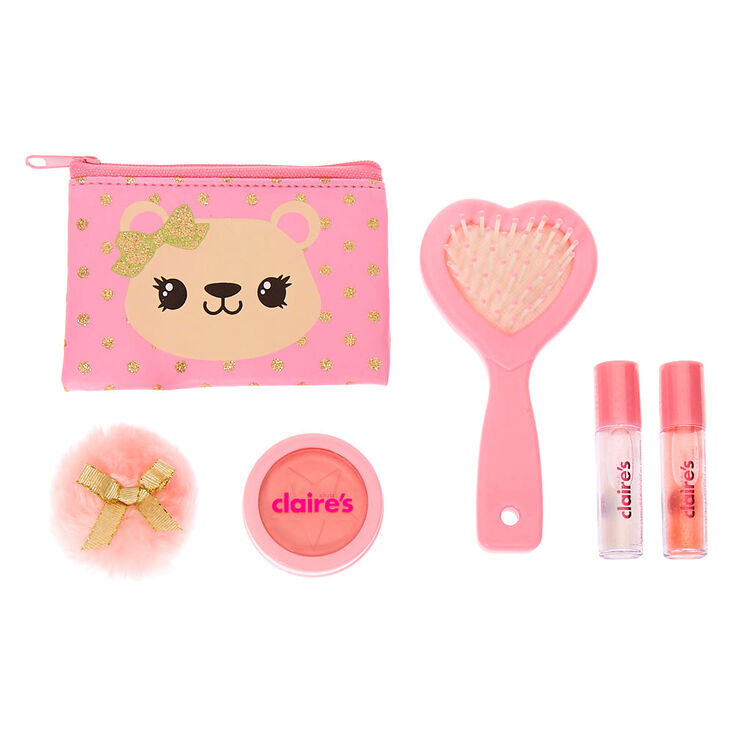 Trousse de produits de beaut&eacute; princesse ourse Club&nbsp;Claire&#39;s - Rose,