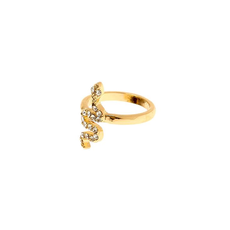 Gold Snake Midi Ring,