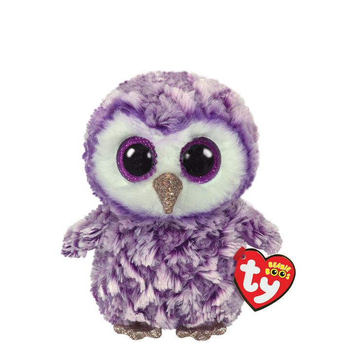 Ty Beanie Boo Small Moonlight the Owl Soft Toy,