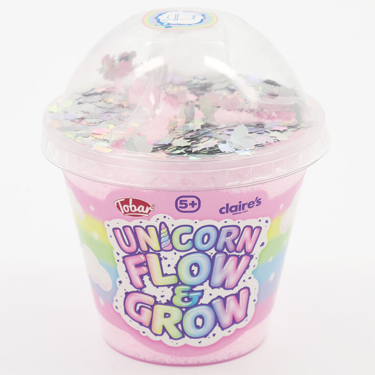 Unicorn Flow &amp; Grow Fluffy Putty Shaker Pot,