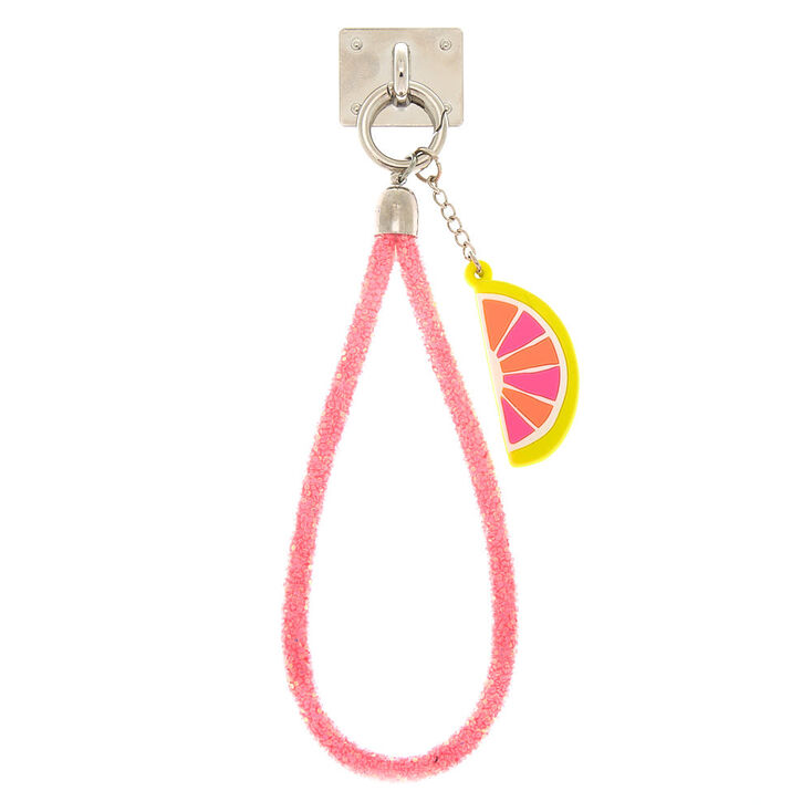 Claire's Dragonne pour portable avec breloque citron