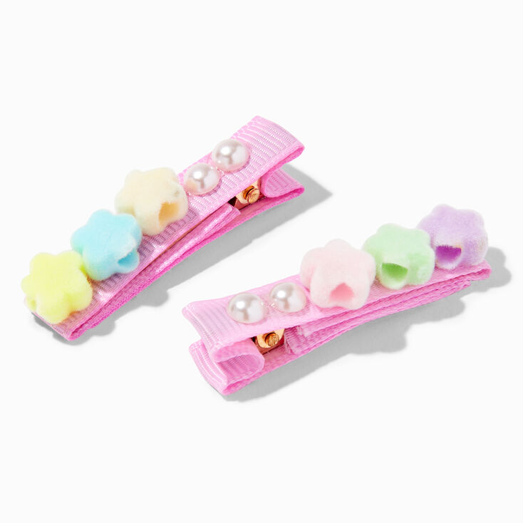 Claire&#39;s Club Star Pearl Pink Cat Ears Headband Set - 3 Pack,