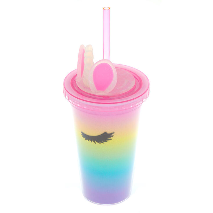 Gobelet licorne arc-en-ciel,