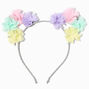 Claire&#39;s Club Pastel Flower Cat Ears Headband,