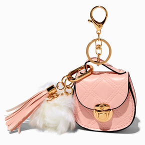 Pink Mini Purse Keyring,