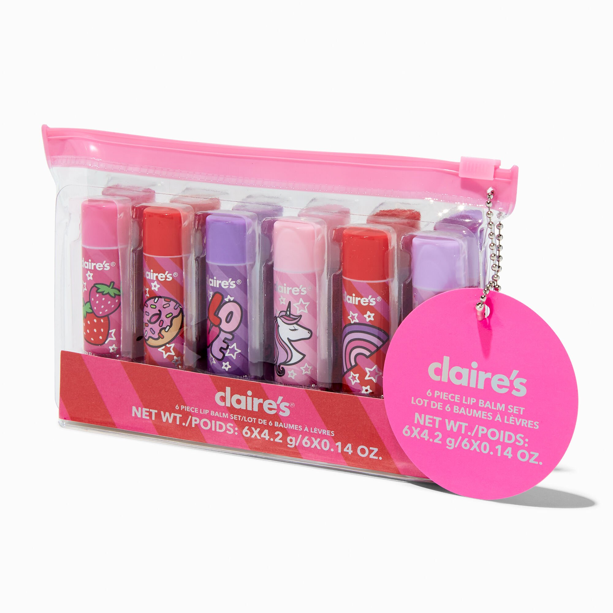 View Claires Bling Sweets Lip Balm Set 6 Pack information