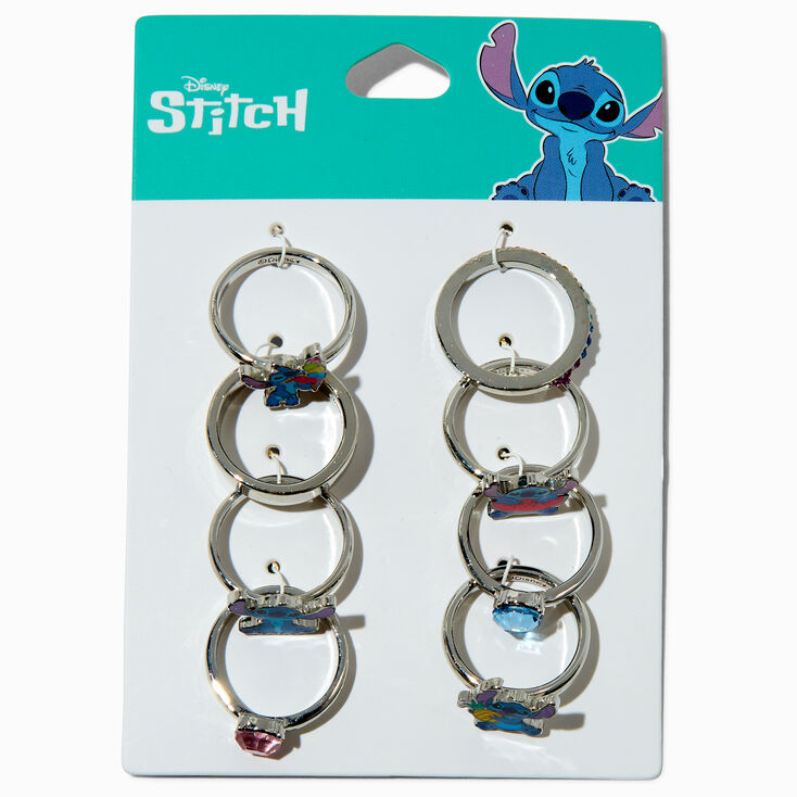 Disney Stitch Claire's Exclusive Foodie Ring Set - 8 Pack