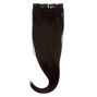 Faux Hair Clip In Extensions - Black, 4 Pack,