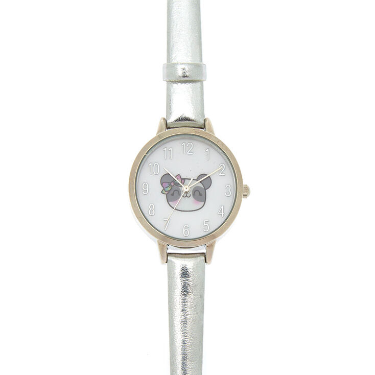 Paige the Panda Silver Watch,