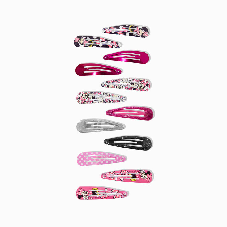 Disney Minnie Mouse Snap Hair Clips - 12 Pack,