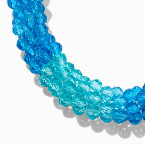 Claire&#39;s Club Blue Textured Stretch Bracelet,