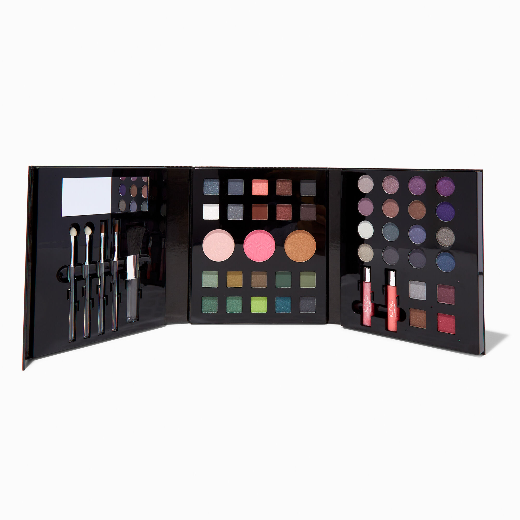 View Claires Metallic Link 48 Piece Makeup Set Black information