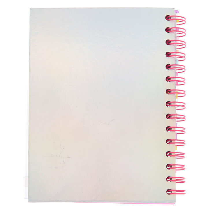 Rainbow Striped Daisy Pencil Case Journal Set,