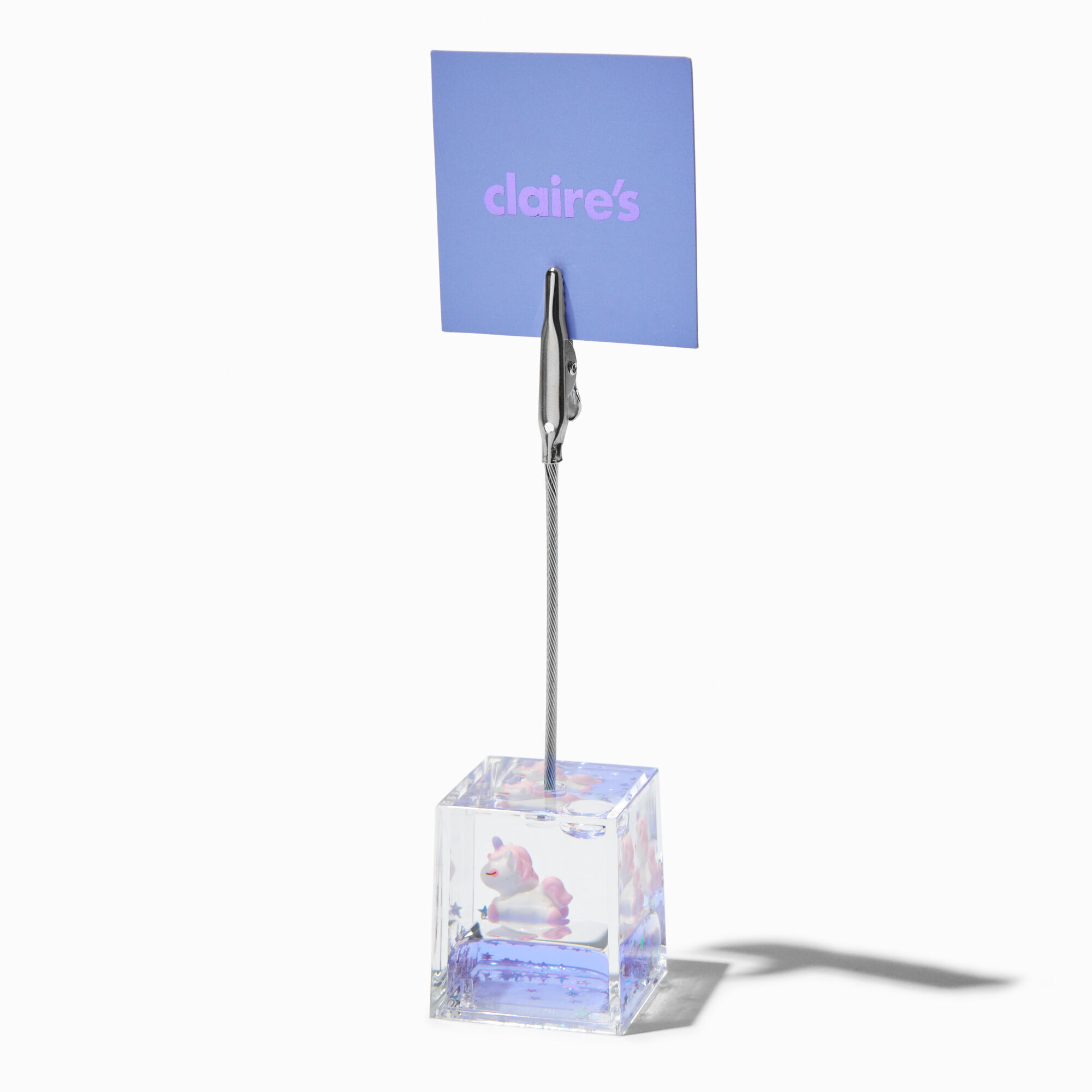 View Claires Unicorn WaterFilled Photo Clip information