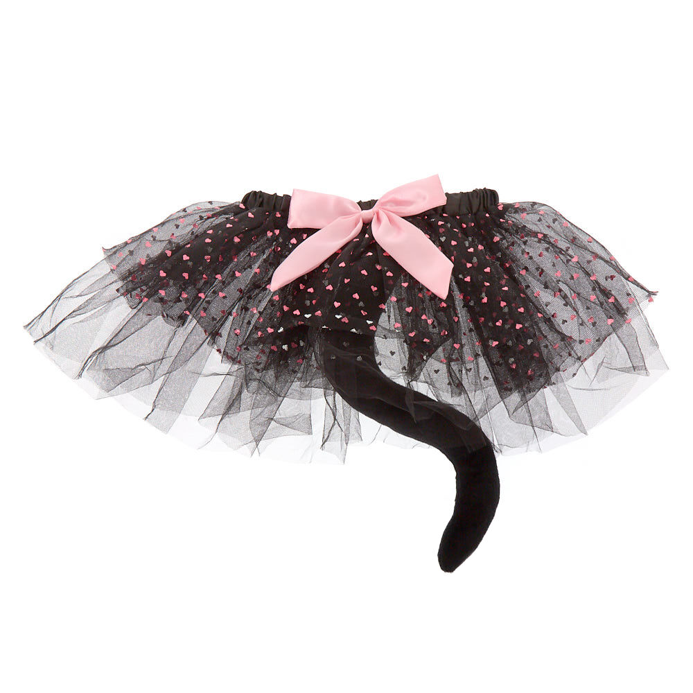 Claire's Club Cat Costume Kit - Black, 4 Pack,