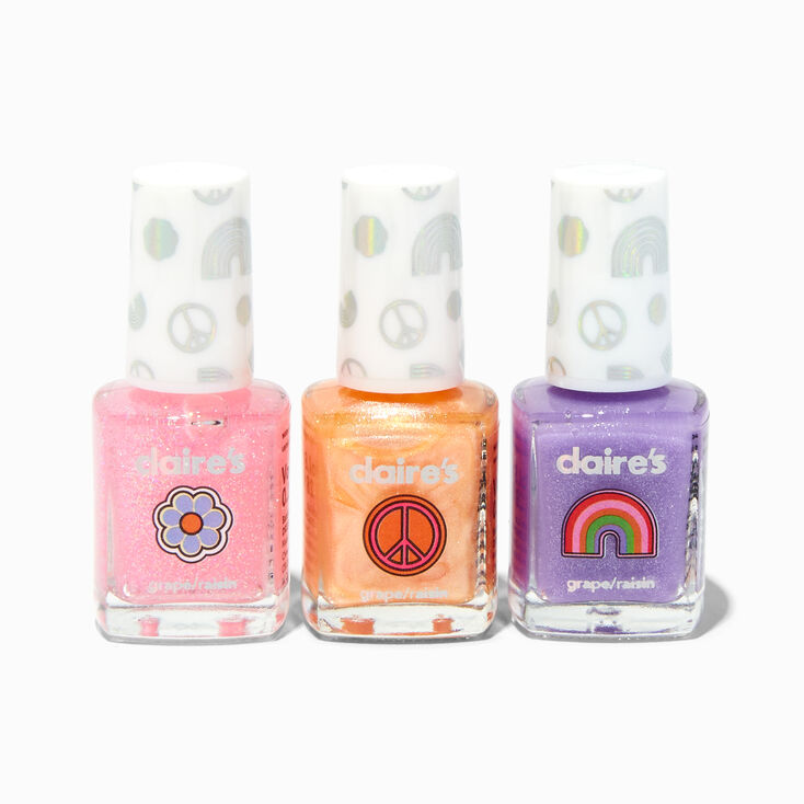 Groovy Glitter Nail Polish Set - 3 Pack,