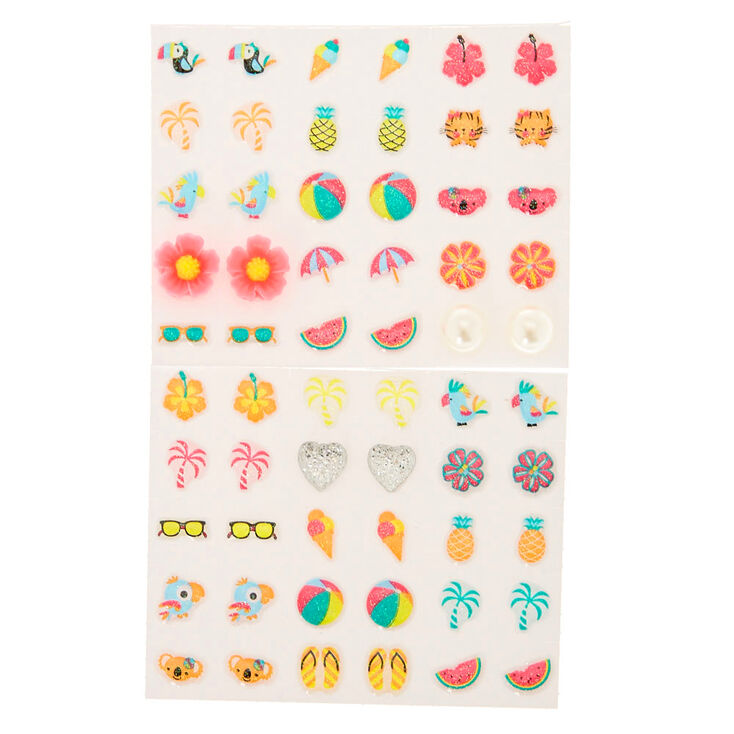 Claire&#39;s Club Stick On Earrings - 30 Pack,