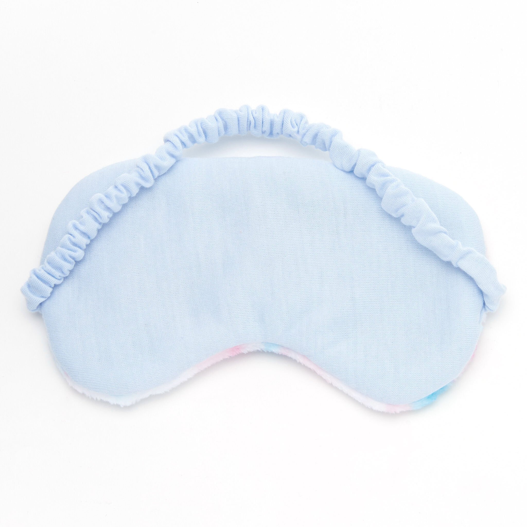 Plush Purple Tie Dye Butterfly Sleeping Mask,