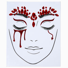 Red Devil Halloween Eye Gems,
