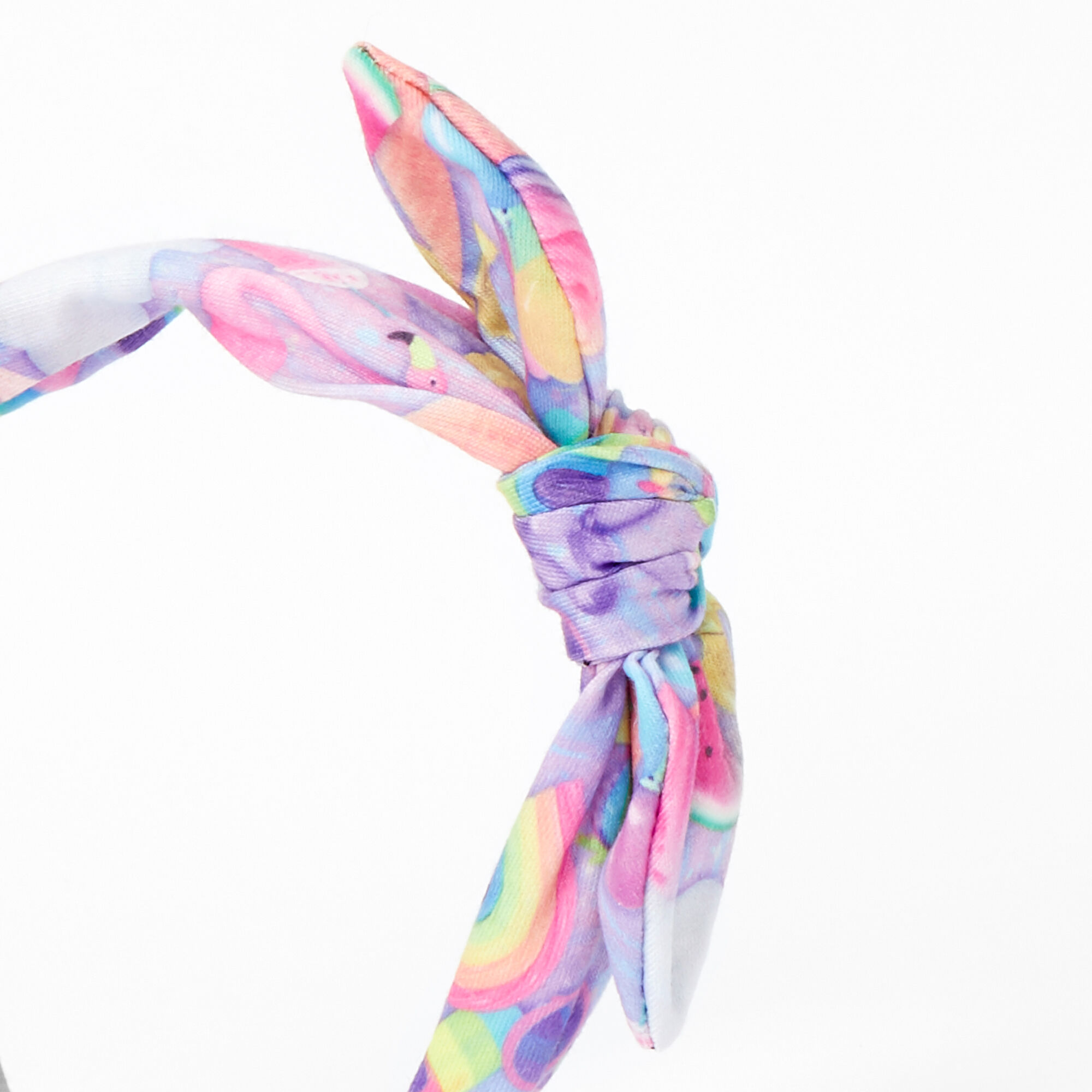 Summer Fruit Knotted Bow Headband,