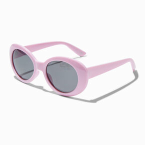 Chunky Blush Pink Mod Sunglasses,