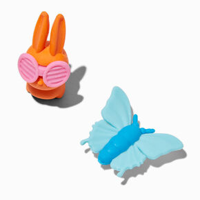 Bunny &amp; Butterfly Erasers - 4 Pack,