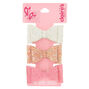 Lot de 3&nbsp;barrettes &agrave; n&oelig;ud paillet&eacute; du Claire&#39;s&nbsp;Club,