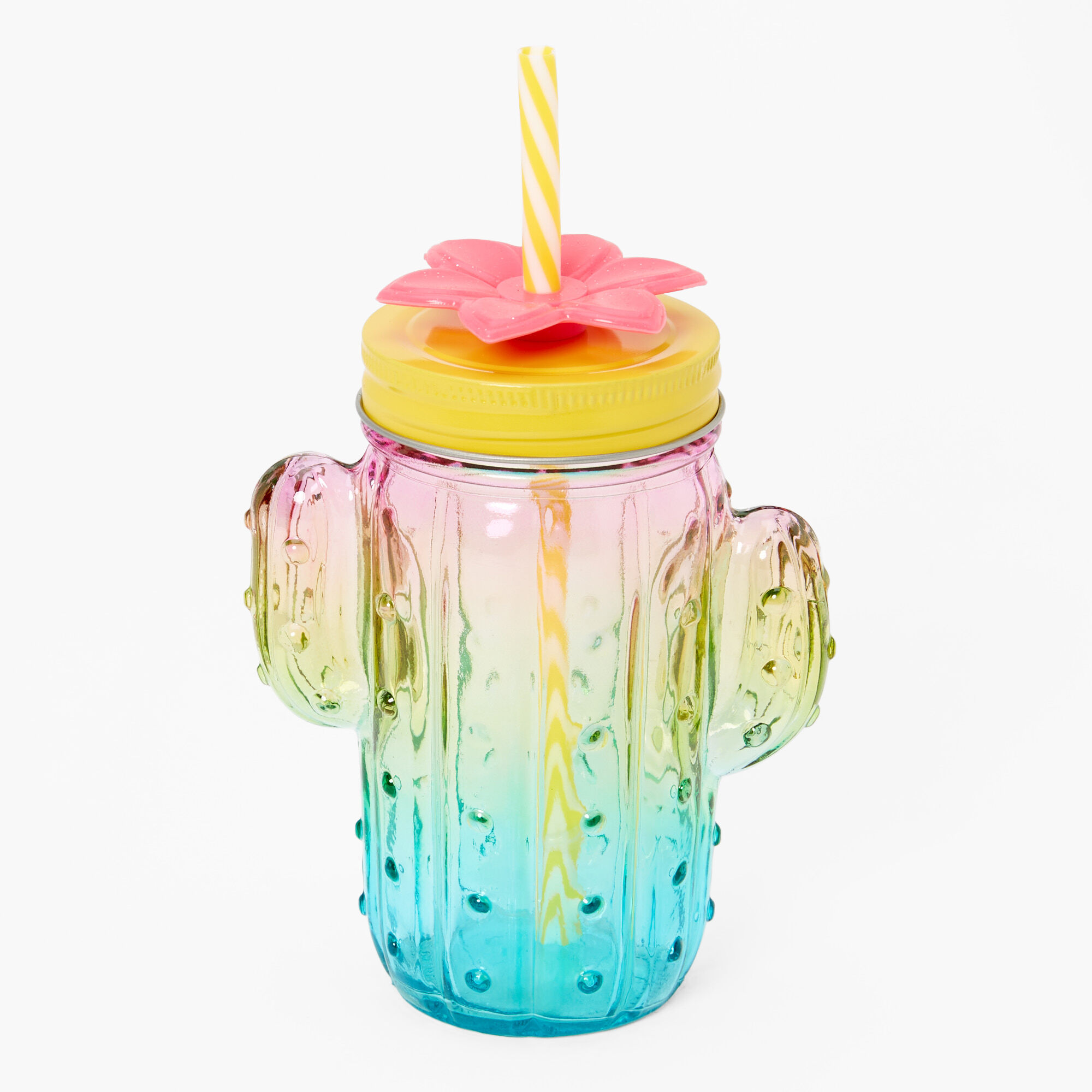 Claire's Gobelet pot mason en forme de cactus