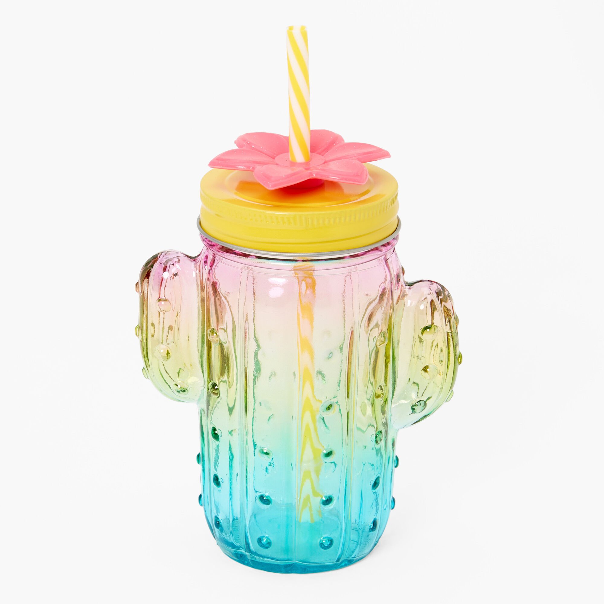 Claire's Gobelet pot mason en forme de cactus