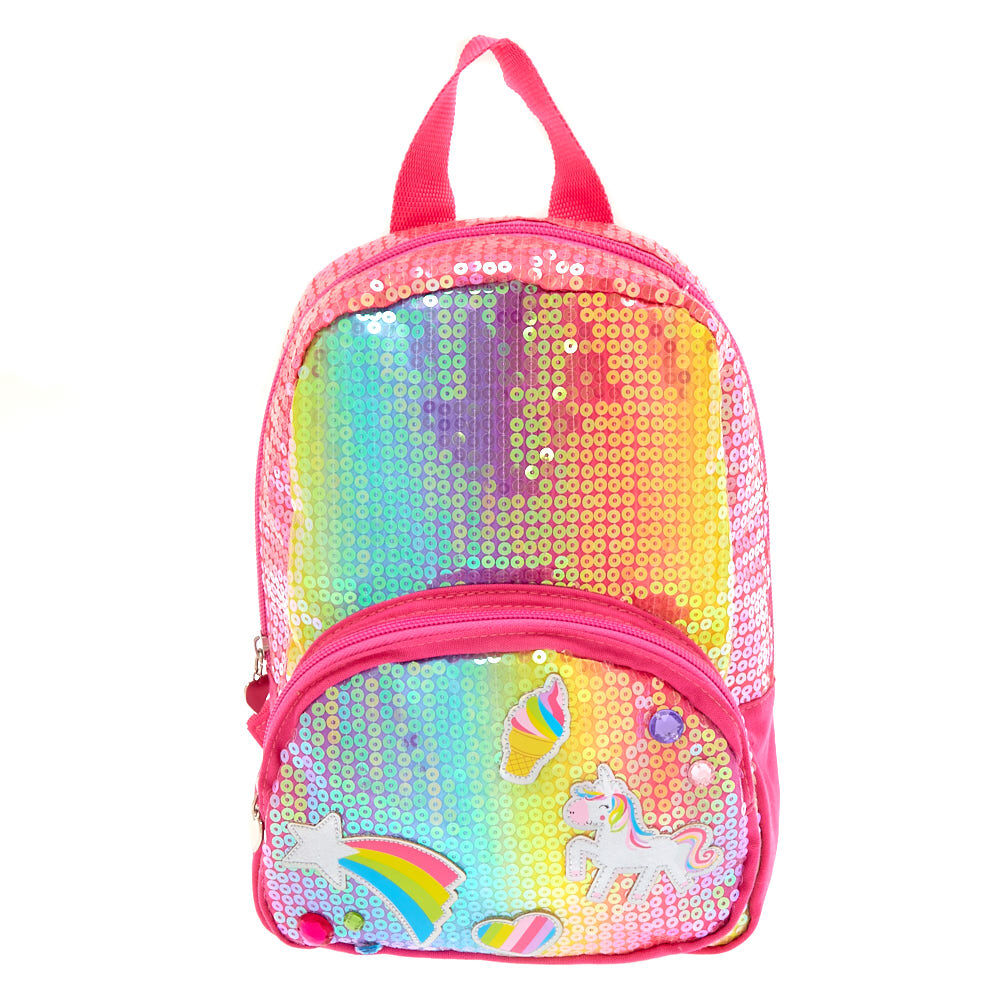 Claire's sequin backpack sale